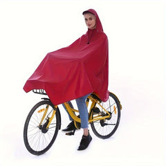 Waterproof Raincoat With Hood Outdoor Cycling Raincoat Thickened