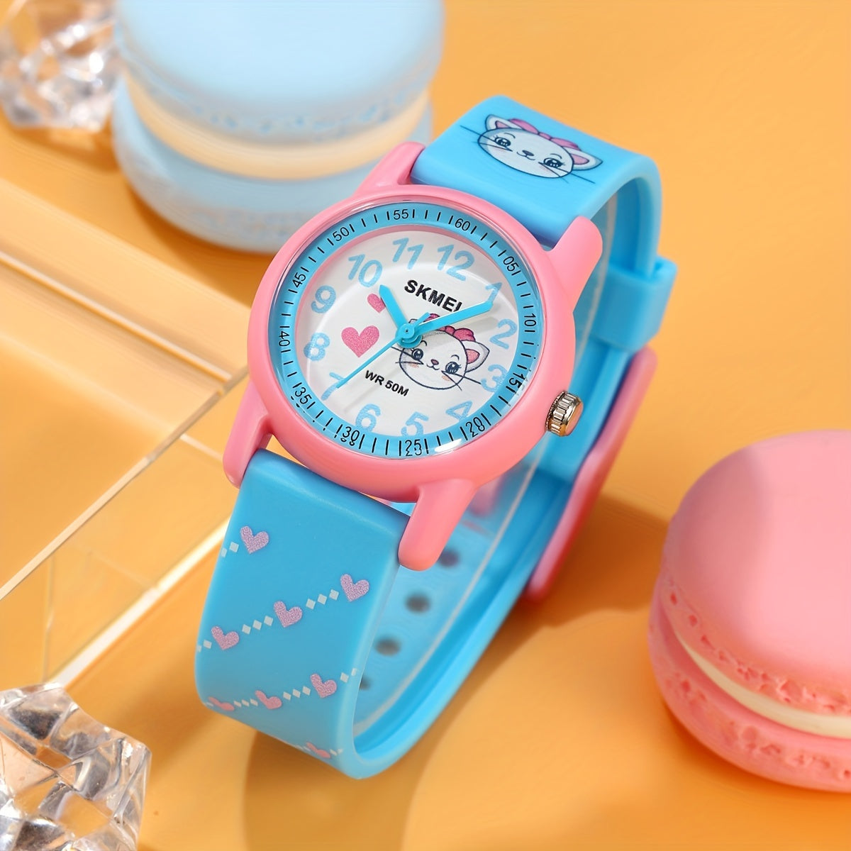 Kids' Waterproof Cartoon Quartz Watch
