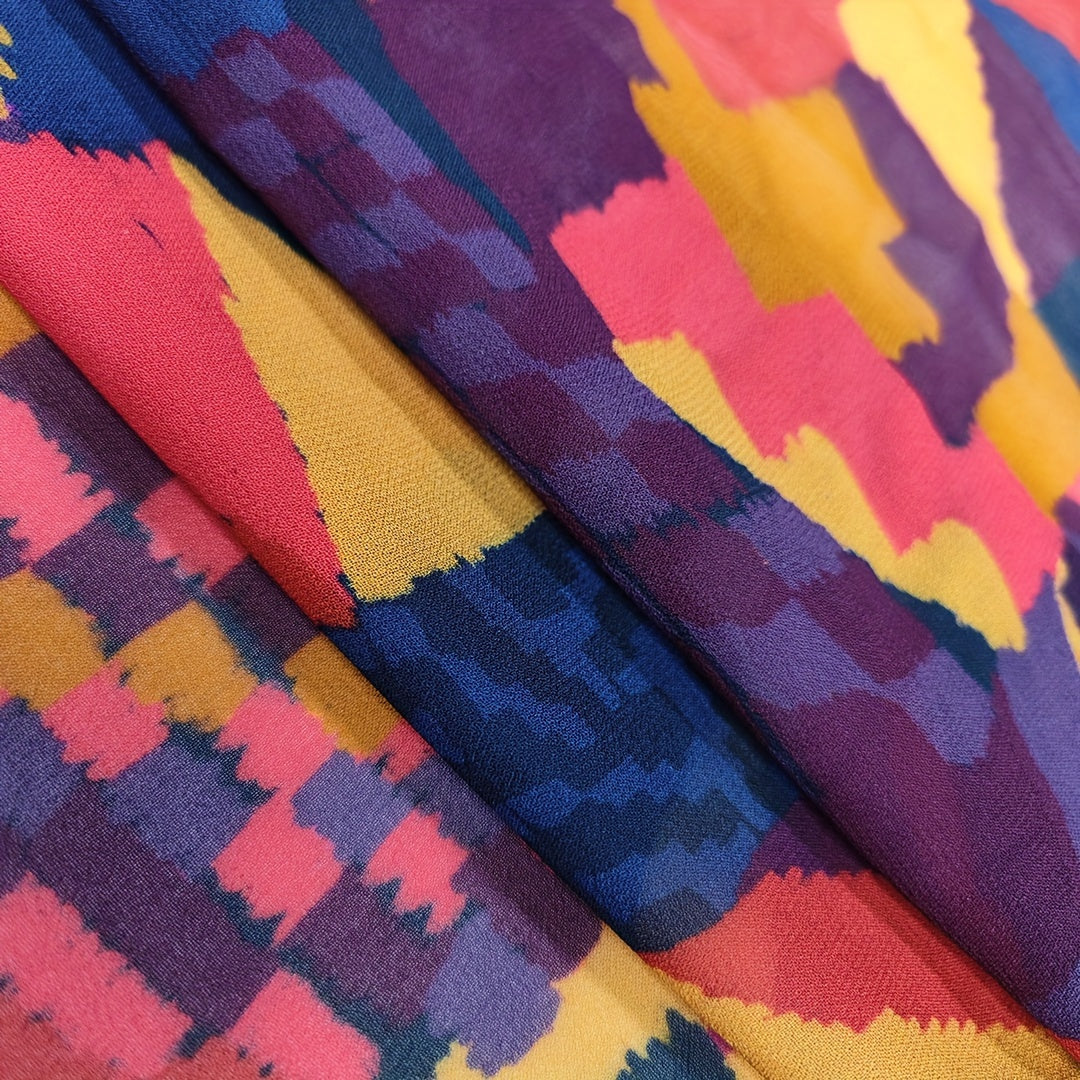 1yd Comfortable Georgian Gauze Fabric for DIY Clothes Pants Dress