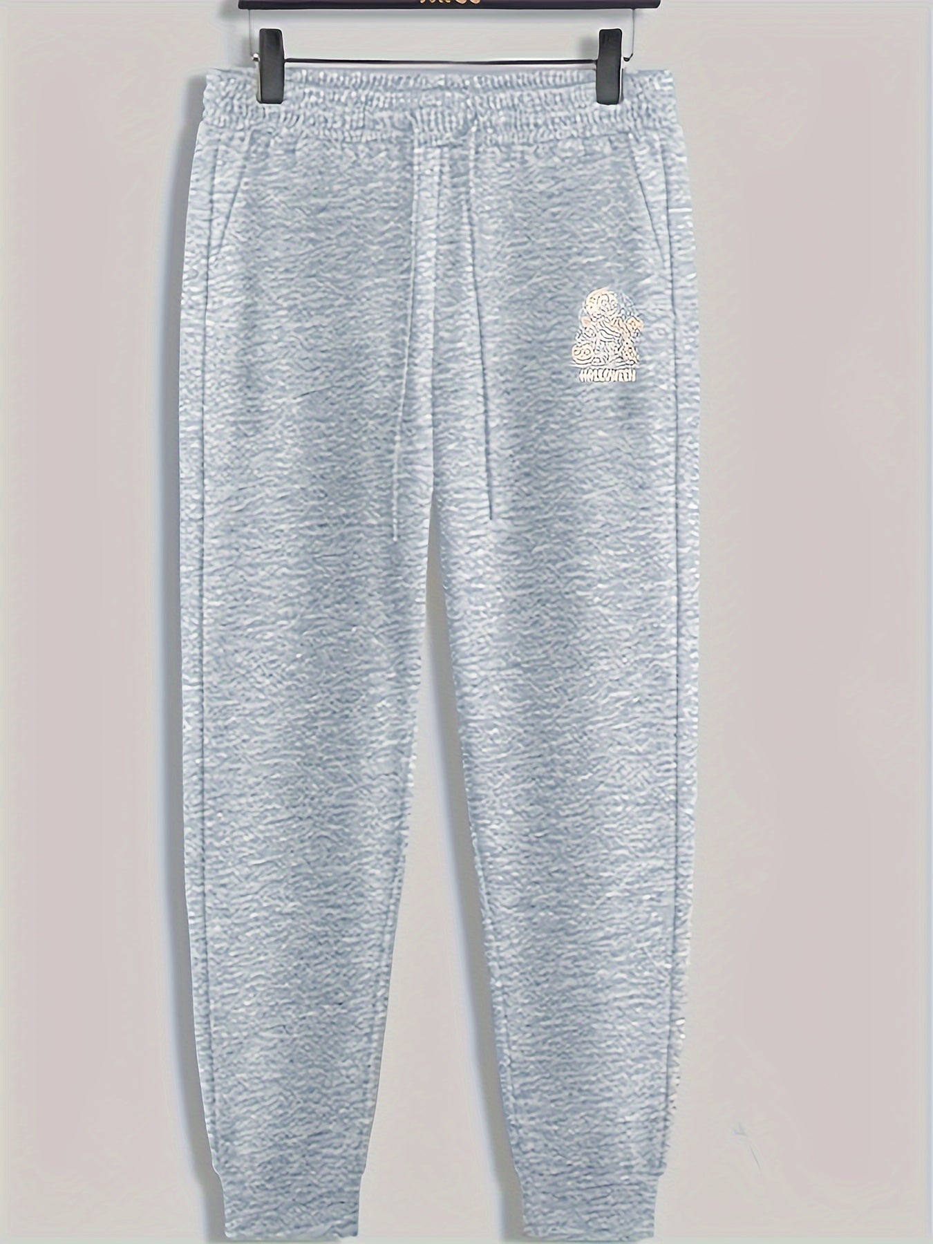 Halloween Pumpkin Print Men's Pants Sweatpants Loose Casual Trousers
