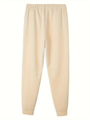 Women's Sporty Plus Size Fleece Joggers
