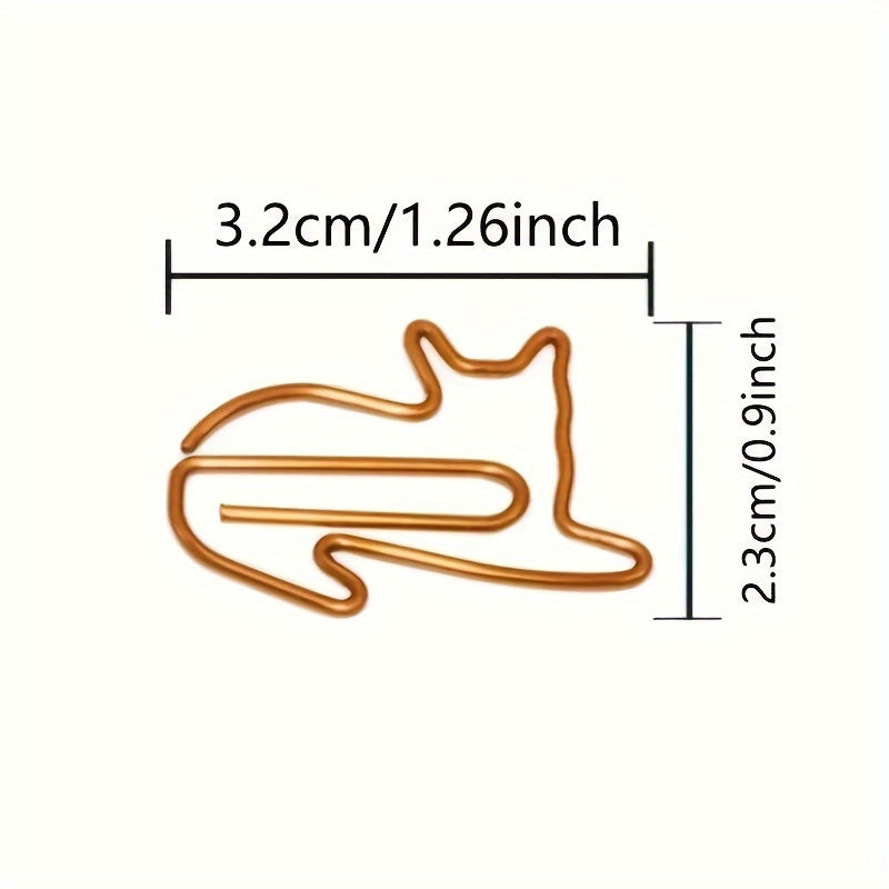 Cat & Dog Paper Clips Bookmarks, Office Supplies, Desk Accessories