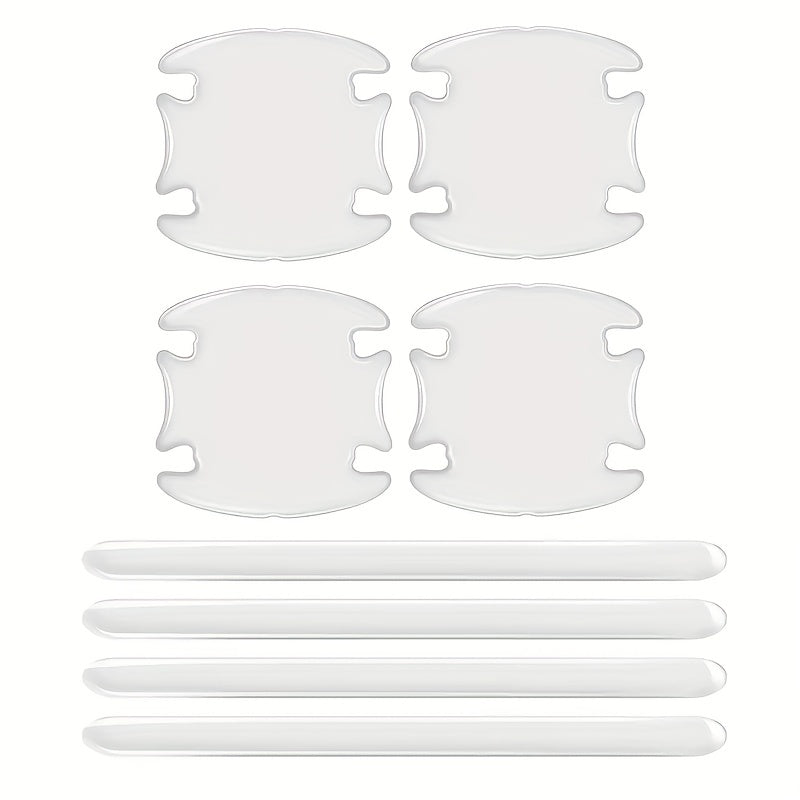Car Handle Bowl Scratch Protective Stickers Rearview Mirror Protection Strip