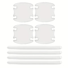 Car Handle Bowl Scratch Protective Stickers Rearview Mirror Protection Strip