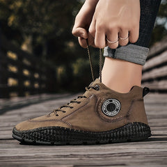 Men's Vintage High Top Lace Up Boots