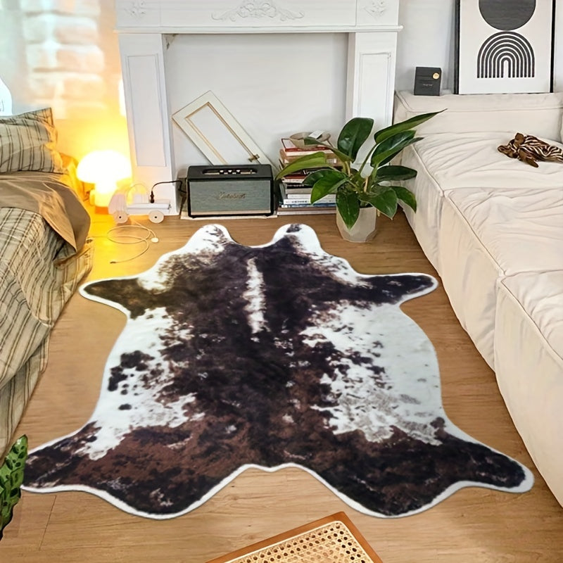 Cowhide Rug Cow Print Rug For Living Room Faux Cow Hide Animal Print Carpet