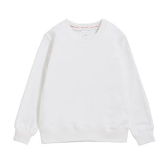Kids Crewneck Sweatshirts Casual Solid T Shirt Pullover Tops Long Sleeve