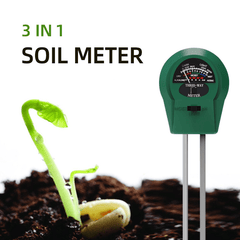 3-in-1 Soil PH Meter for Gardens, Plants, Ponds