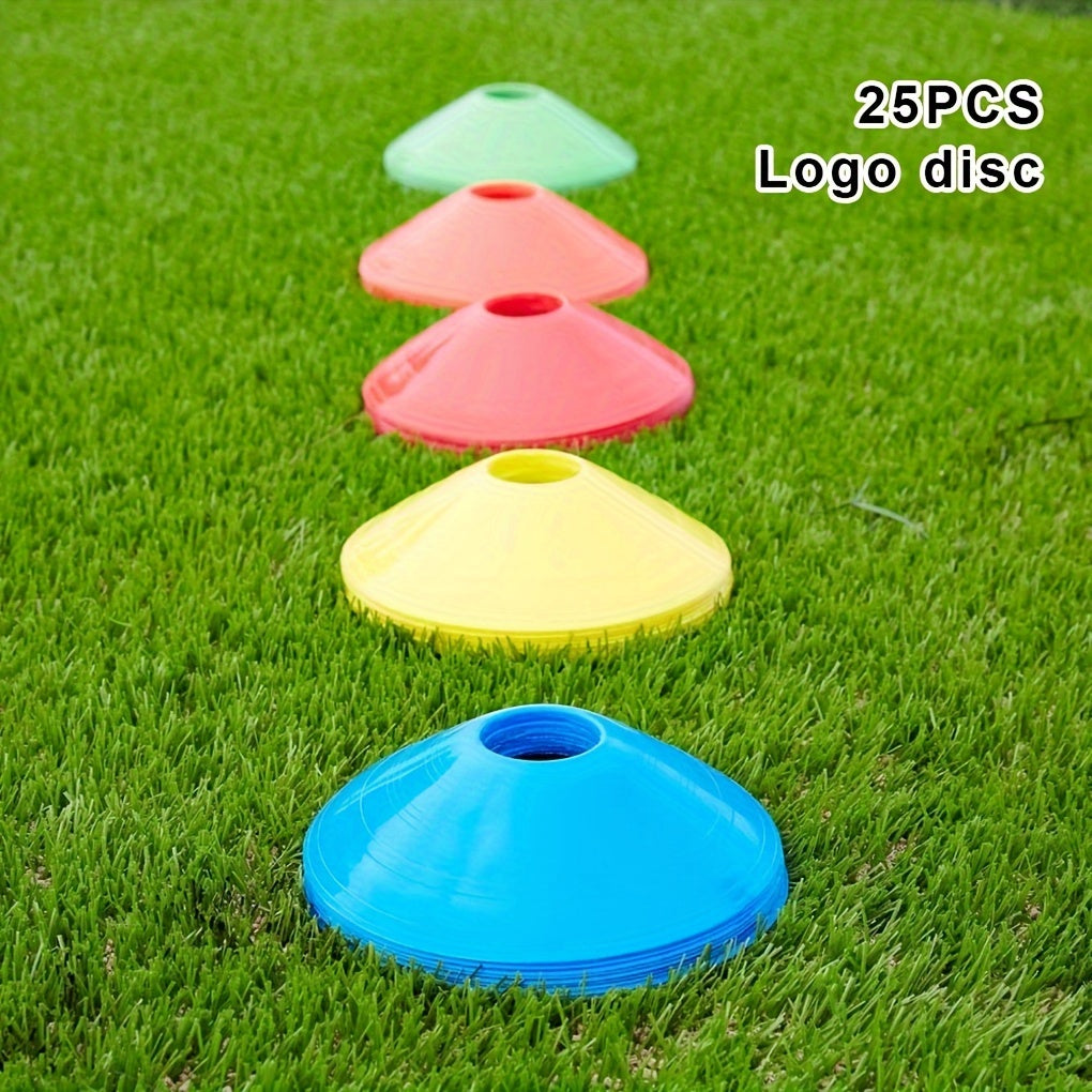 25pcs Soccer Ball Training Disc Football Agility Speed Equipment