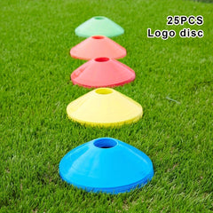 25pcs Soccer Ball Training Disc Football Agility Speed Equipment