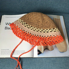 Breathable Straw Sun Hat Cloche Hats Travel Beach Cap