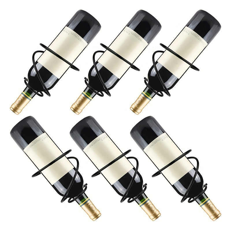 Wall Mounted Wine Racks Metal Hanging Wine Bottle Display Holder