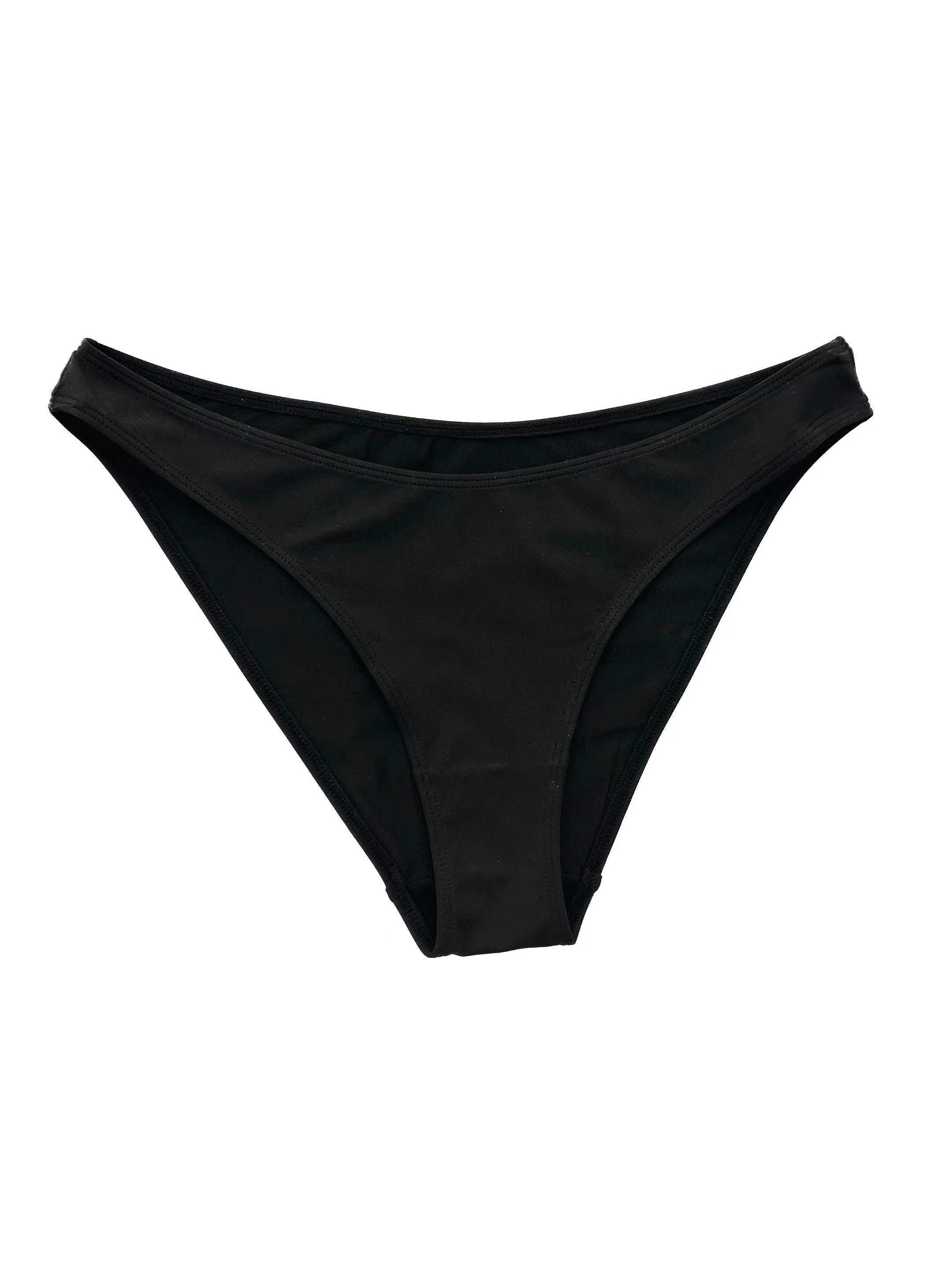 Solid Sexy Sports Set: Bra & High Stretch Briefs
