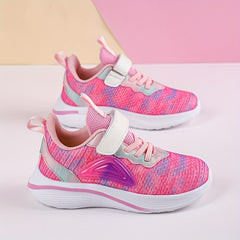 Breathable Woven Shoes For Girls Teens Hook Loop Comfortable Non Slip