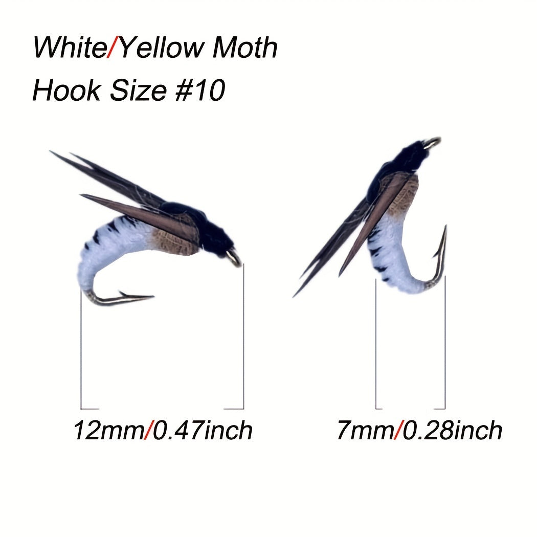 10pcs Fly Fishing Flies Insect Bait Lure Trout Bass Perch Carp Walleye