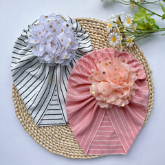 Soft Elastic Hat Baby Line Hot Flower Hat Girl Hat