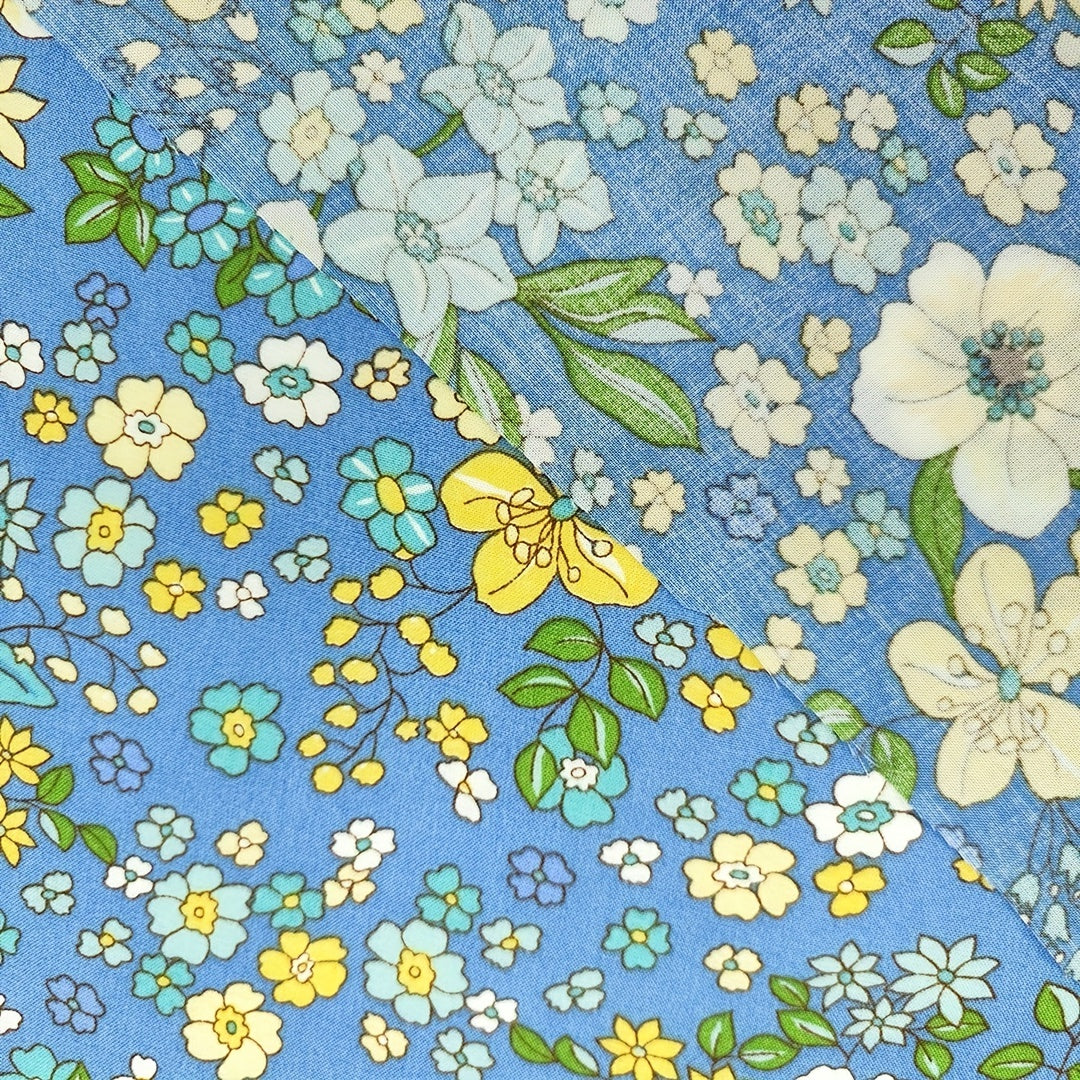 1yd Artificial Cotton Fabric DIY Clothes Dress Quilt Cover Cut Size 1yard