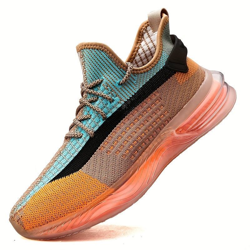 Men's Lightweight Knitted Casual Shoes For Spring And Summer