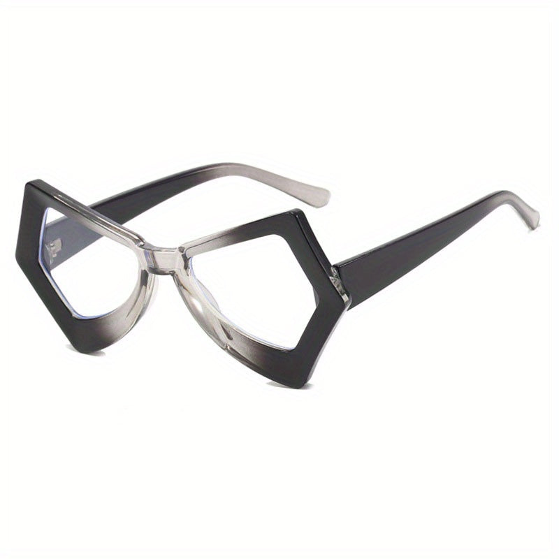 Y2K Butterfly Clear Lens Glasses Candy Gradient