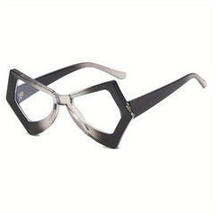 Y2K Butterfly Clear Lens Glasses Candy Gradient