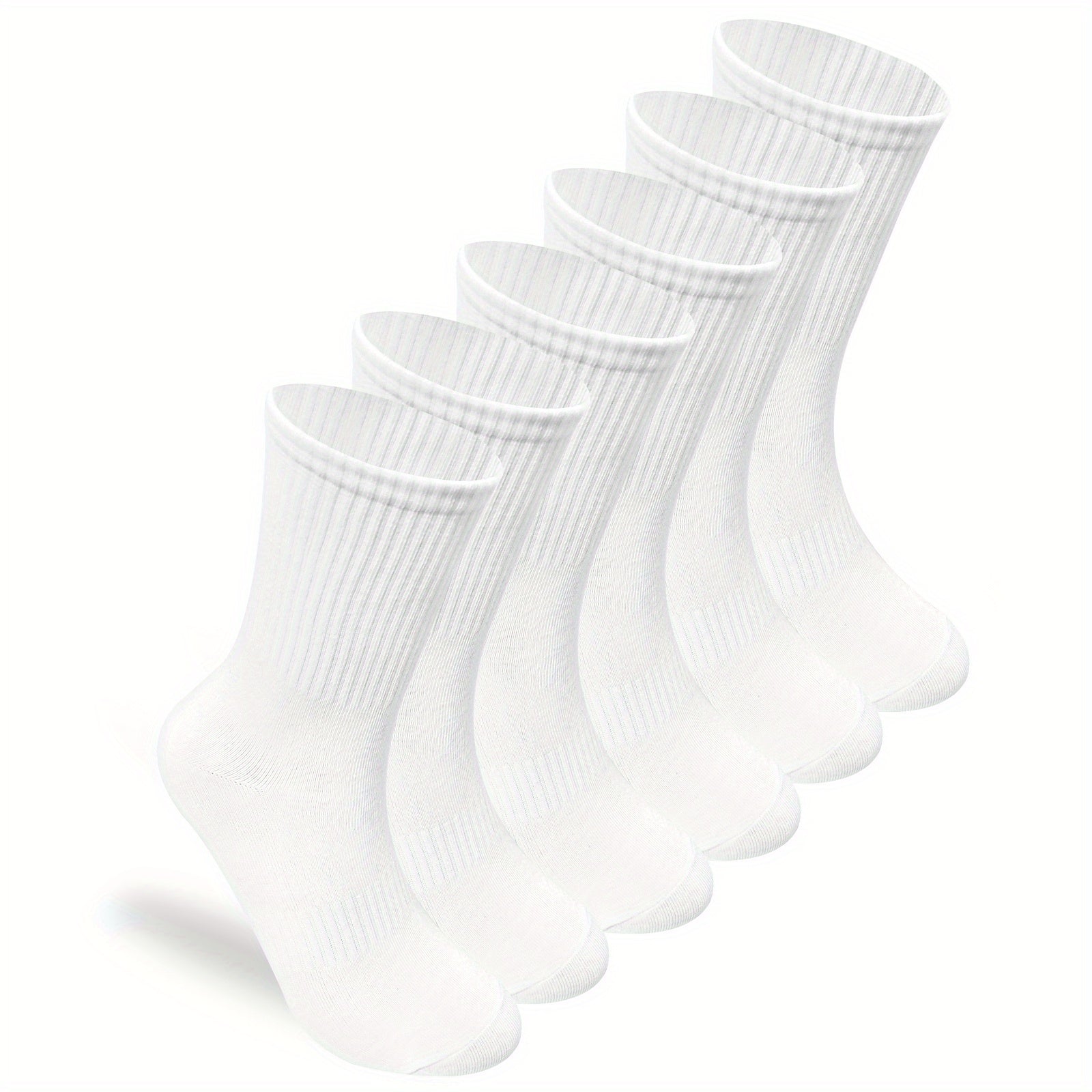 6 Pairs Men's Thin Soft Dress Socks Business Casual