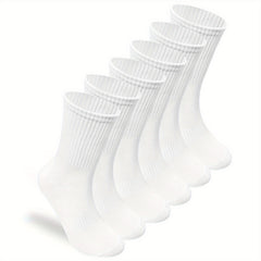 6 Pairs Men's Thin Soft Dress Socks Business Casual