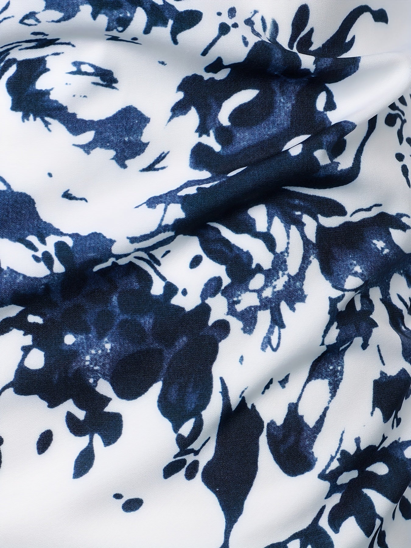 Men s Formal Flower Print Button Up Shirt for Business Occasion