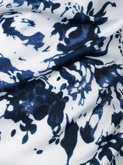 Men s Formal Flower Print Button Up Shirt for Business Occasion