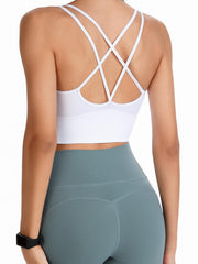 5pcs Cross Back Sports Bras Criss Cross Beauty Back Sports Bra for Women
