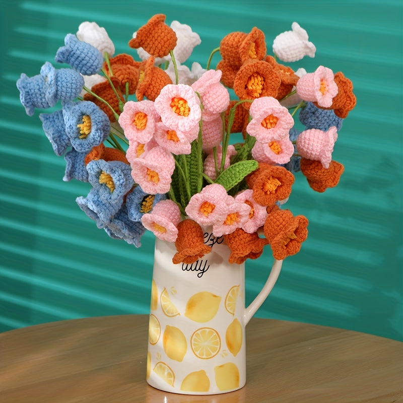 Crochet Wool Lily Of The Valley Flower Handicraft