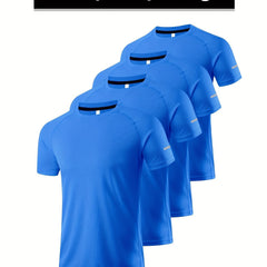 Men's Compression Quick Dry T-Shirt Moisture Wicking Base Layer Tee Top