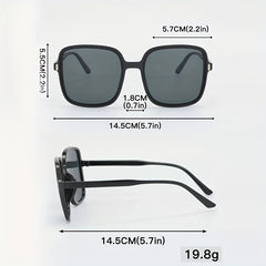 Oversized Square Sunglasses Gradient Glasses UV400