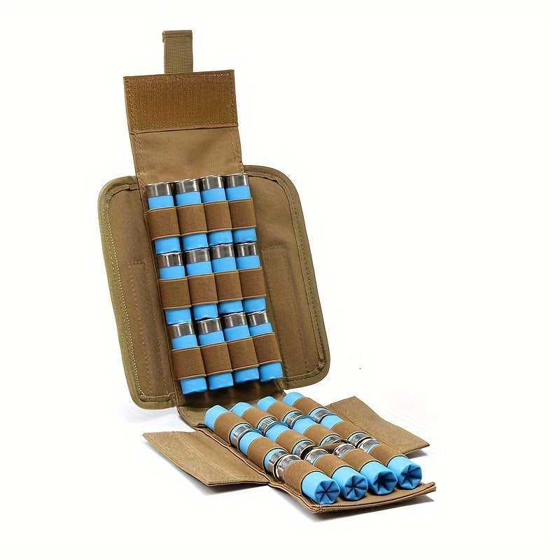 Molle Shell Holder 12G Shotshell Pouch 25 Rounds Ammo Reload Bag
