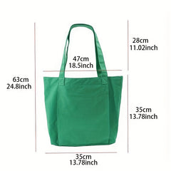 Large Capacity Yoga Mat Storage Bag Canvas Outdoor Exercise Fitness Suit Bag