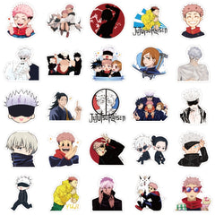 50pcs Anime Vinyl Decorative Sticker for Laptop Skateboard Cup Bottle Notebook