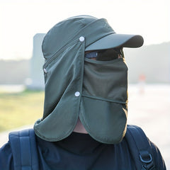 3-in-1 Outdoor Sunscreen Windproof Mesh Neck Cover Hat