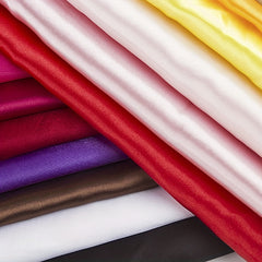 Soft Satin Fabric Material For DIY Sewing Craft 25 25 50 50