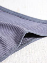 7 Pcs Ribbed Seamless Panties Soft & Comfy Women's Lingerie
