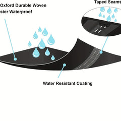 Oxford Cloth BBQ Grill Cover Waterproof Rip Proof Anti UV Gas Grill Cover