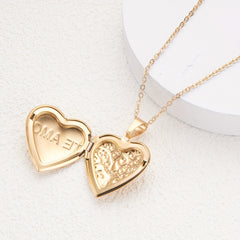 Heart Locket Necklace Tree Of Life Memorial