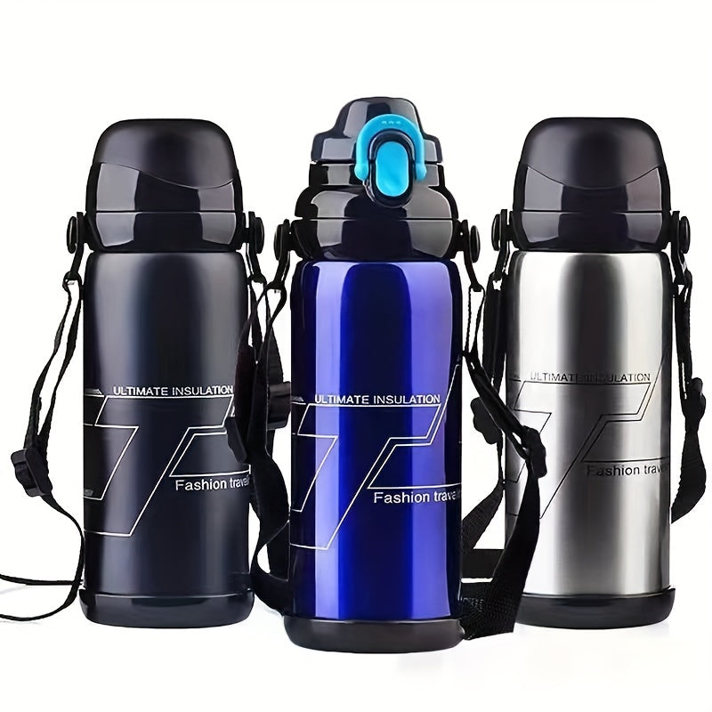 800ml Stainless Steel Water Bottle Double Insulation Cup