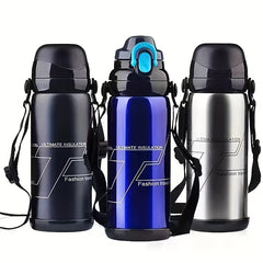 800ml Stainless Steel Water Bottle Double Insulation Cup