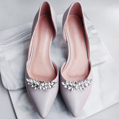 Crystal Rhinestone Shoe Clips DIY Floral Shoe Buckle Wedding Party