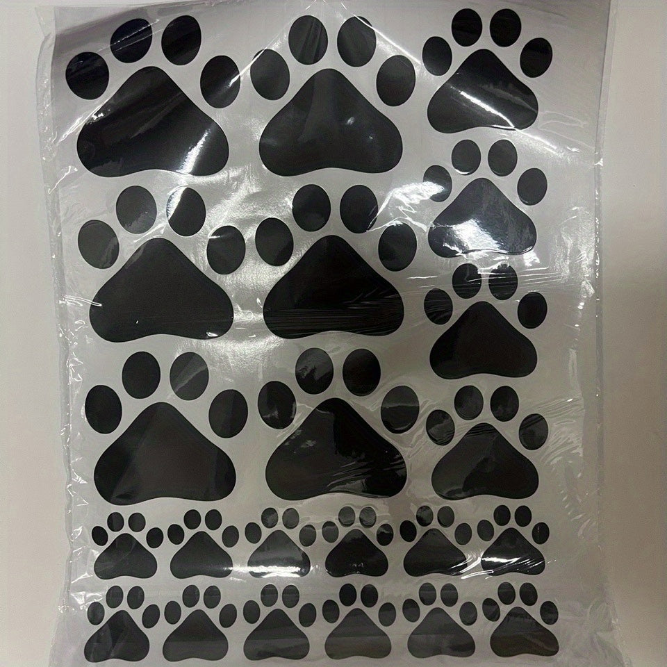 Paw Print Sticker Dog Paw Print Label Room Decal Home Wall Sticker DIY