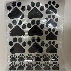 Paw Print Sticker Dog Paw Print Label Room Decal Home Wall Sticker DIY
