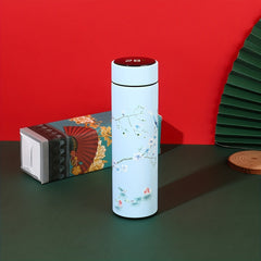 500ml Stainless Steel Vacuum Water Cup Chinese Style Insulated Bottle