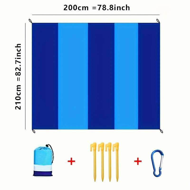 Waterproof Pocket Beach Blanket Portable Mat Camping Picnic