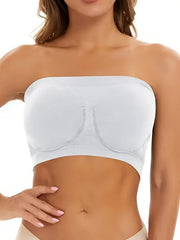 4pcs Bandeau Bras Stretch Everyday Bra Women's Lingerie