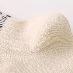 5 Pairs Letter Print Crew Sports Socks Women's Stockings