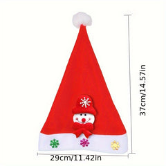 Christmas Hat Snowman Deer Horn Party Decoration